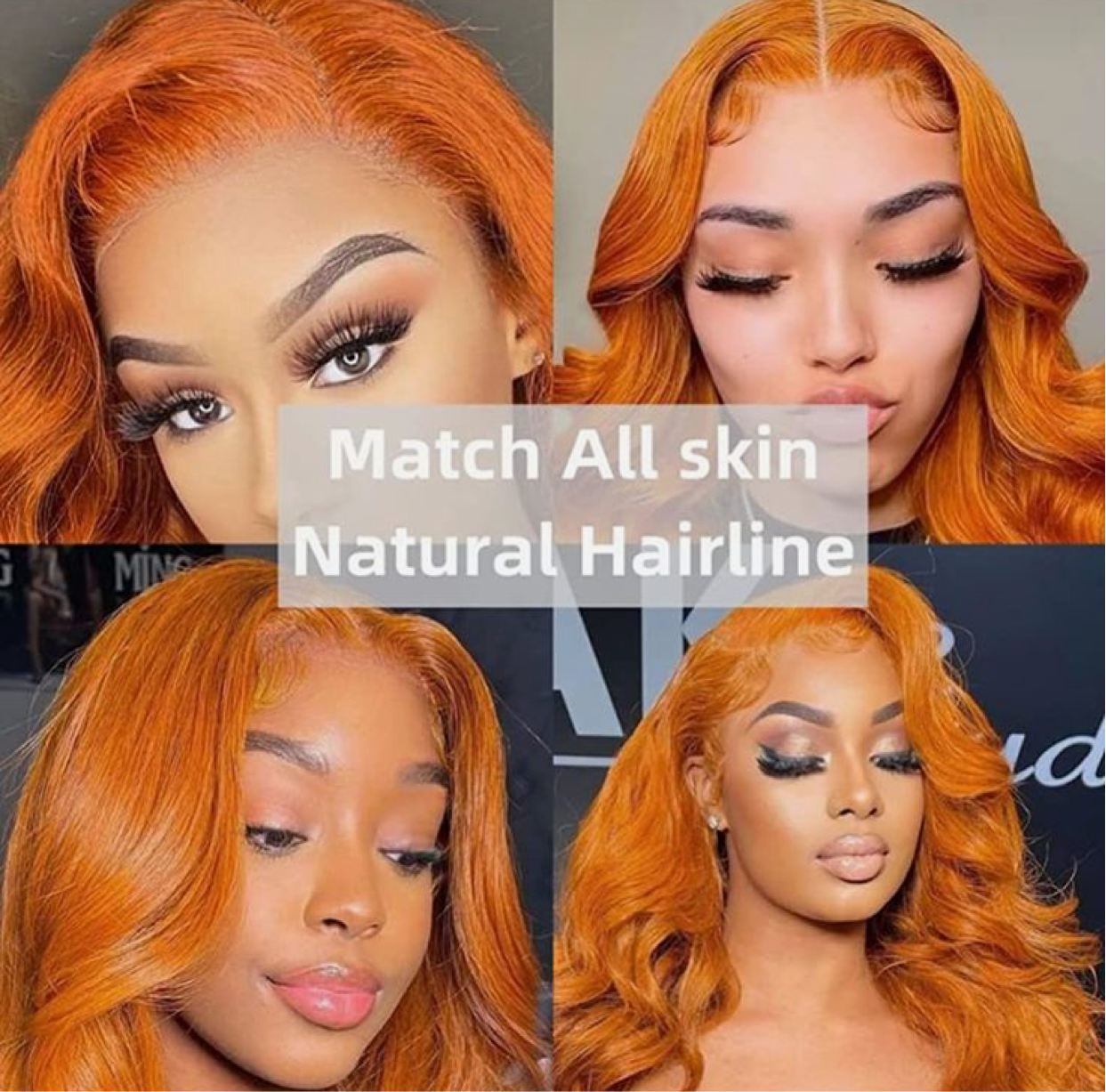 13x4 Ginger Orange Bob Wig | Straight & Body Wave | 100% Brazilian Human Hair