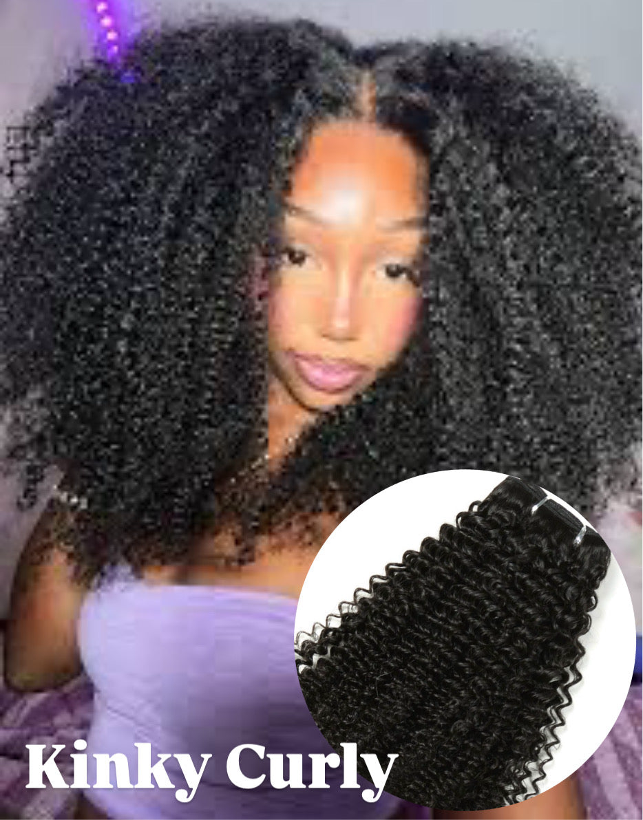 ✨100 Grams 1B Hair Extensions 100% Premium Human Hair (Grade 12A) Kinky-Straight 100% premium Human Hair. Afro-Curly 100% human hair. Jerry Curl hair extensions natural textures are their cuticle intact!