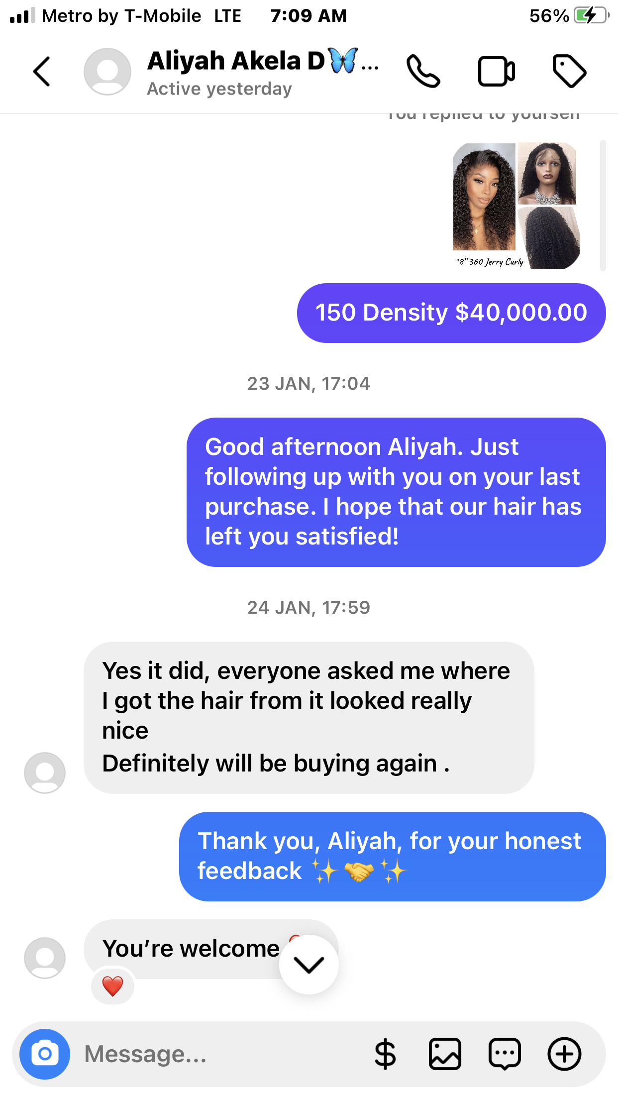 Our Customer's Feedback
