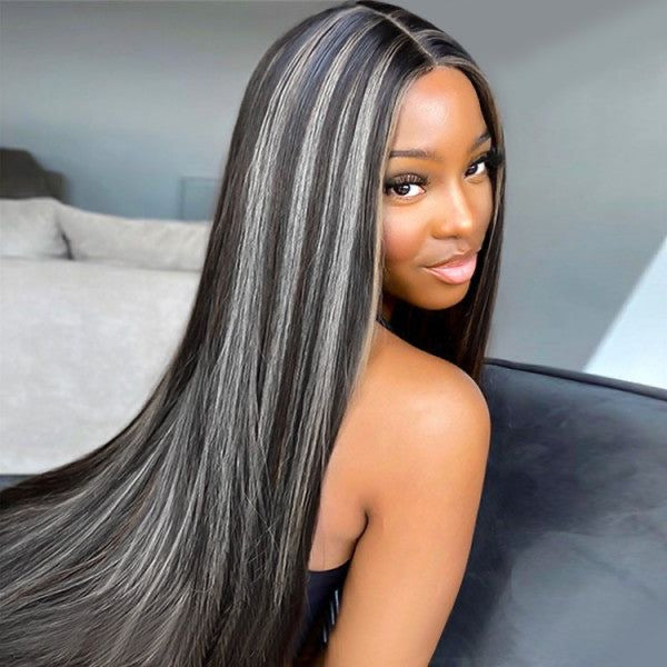 ✨13x4 Highlight HD Lace Frontal Wigs Pre-plucked Grade 12A Straight & Body-Wave 100% Premium Human Hair!