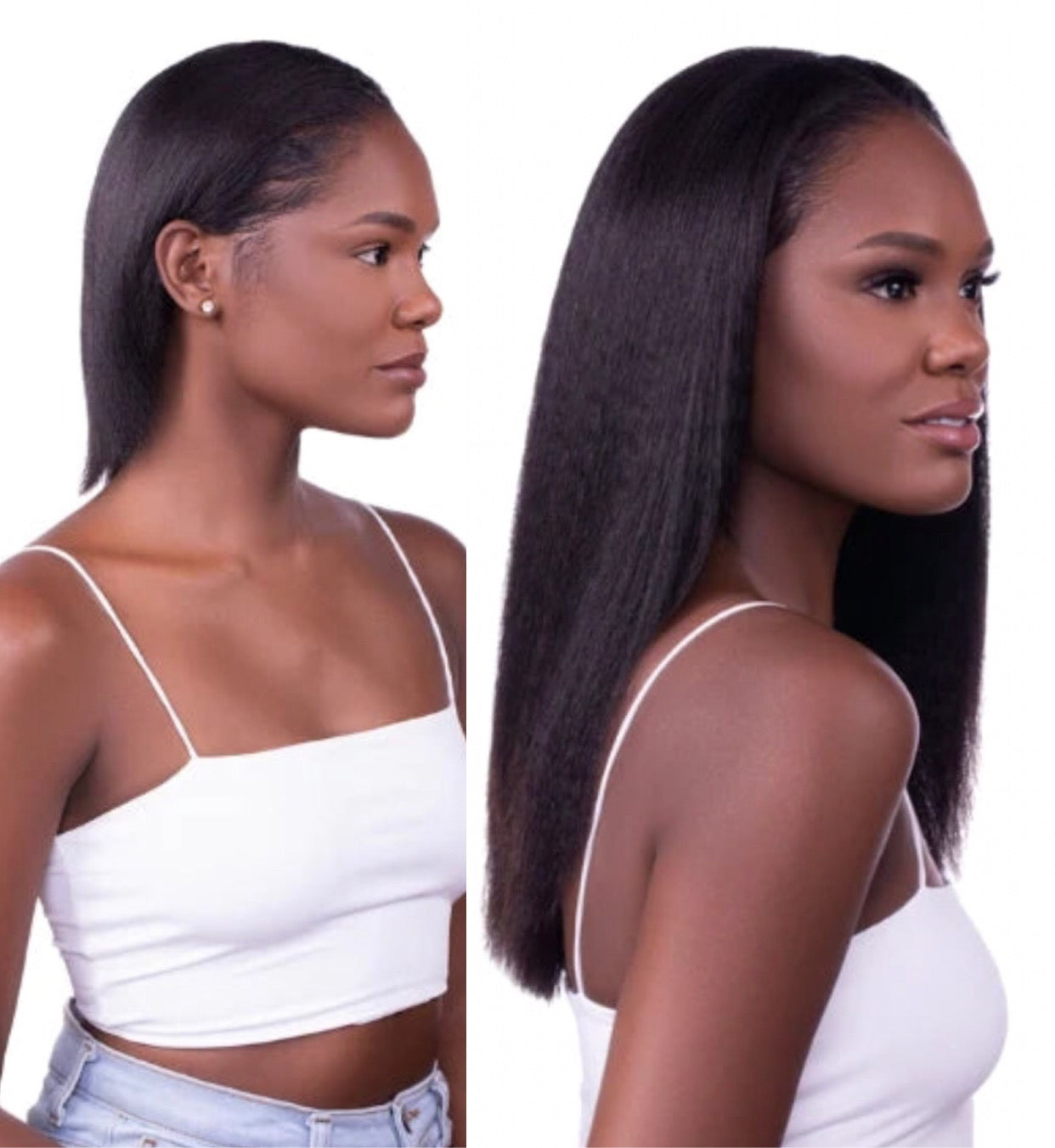 ✨Jerry Curly, Afro Curly & Yaki Straight Lace Clip-ins Extension Bundle 150 Grams Grade 15A 100% Premium Human Hair with cuticle Intact!