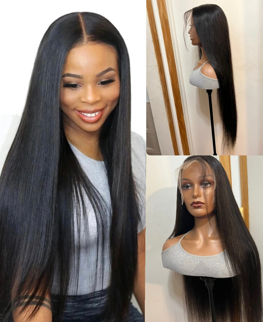 ✨13x4 Grade 12A Transparent Glueless Lace Frontal Straight & Body Wave 100% Premium Human Hair!
