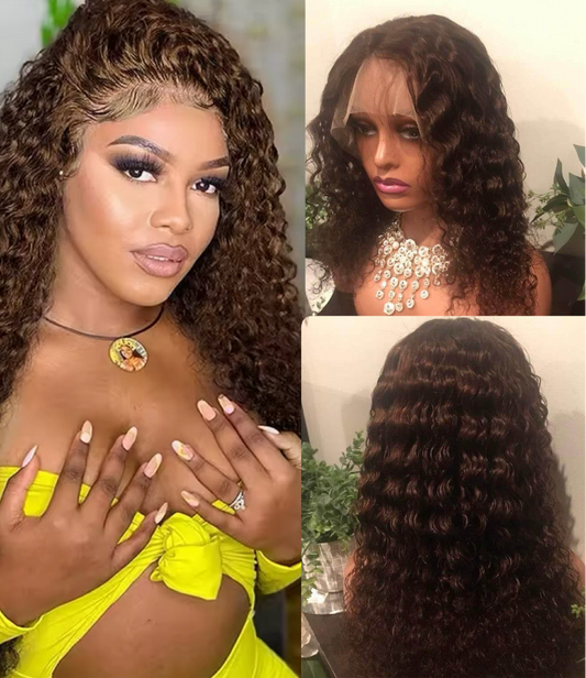 ✨13x4 Glueless Pre-plucked Wigs HD Lace Frontal Bobs Loose Deep Wave, Deep Wave, Deep Curly, Kinky Straight, Kinky Curly, and Loose Wave 100% Premium Human Hair!