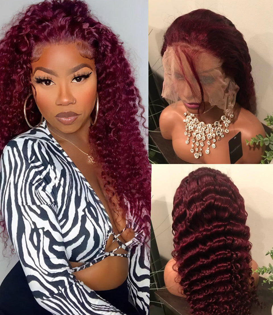 ✨13x4 Glueless Pre-plucked Wigs HD Lace Frontal Bobs Loose Deep Wave, Deep Wave, Deep Curly, Kinky Straight, Kinky Curly, and Loose Wave 100% Premium Human Hair!