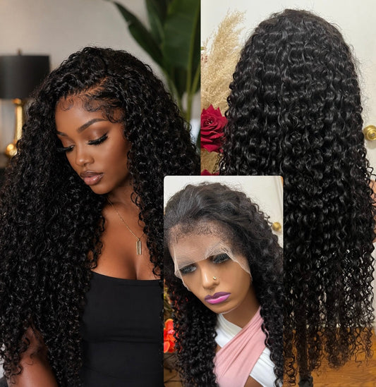 13x4 Realistic 4C Edge Lace Wig | Water Wave, Loose Wave & Italian Curly | 100% Human Hair – HairatLu