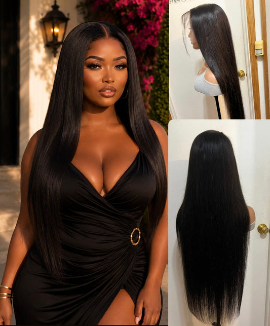 13x4 Glueless Transparent Lace Frontal Wig | Straight & Body Wave |100% Brazilian Human Hair