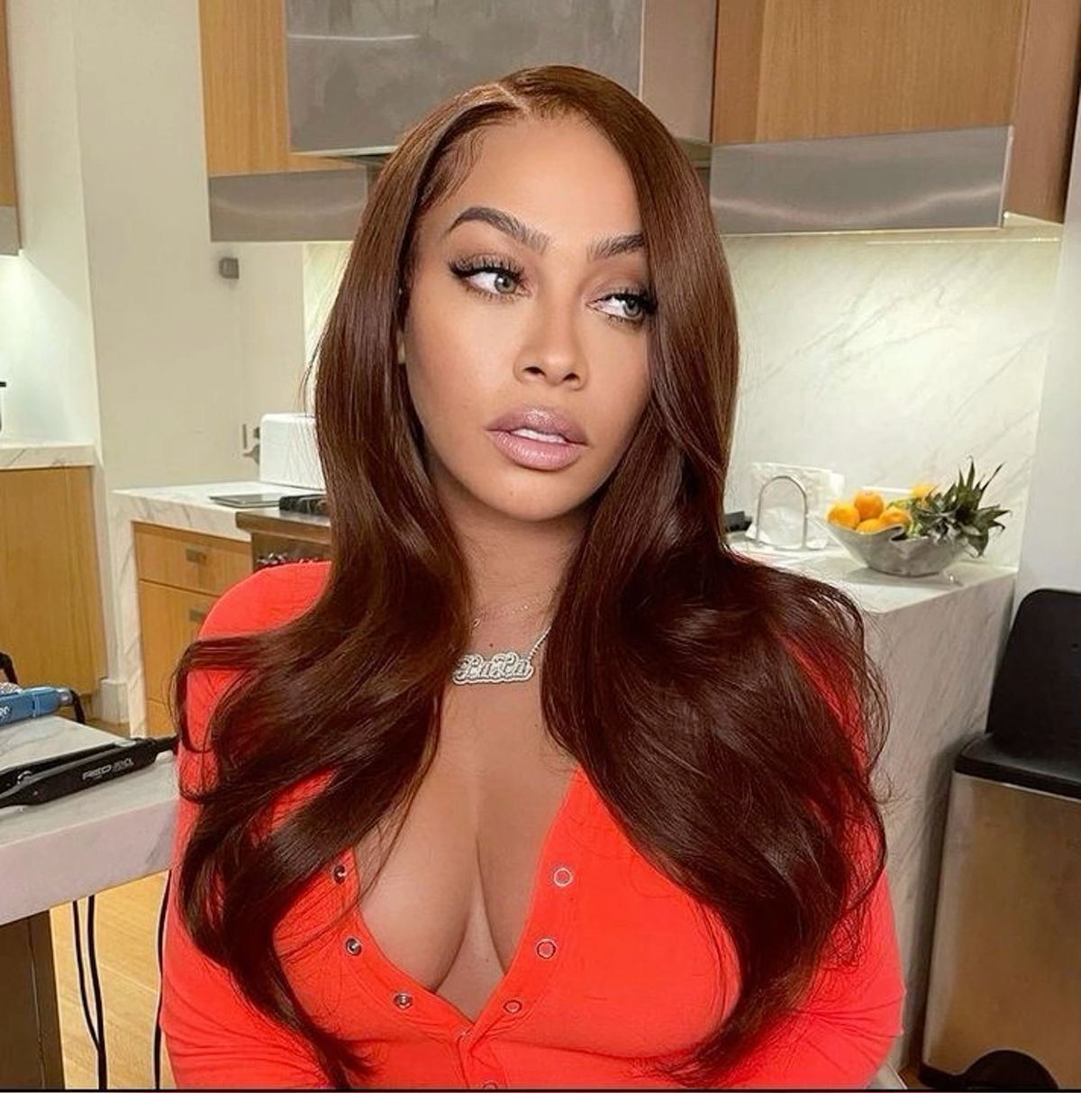13x4 Chocolate Brown Straight Lace Front Wig | Swiss Transparent Lace | HairatLu Co.