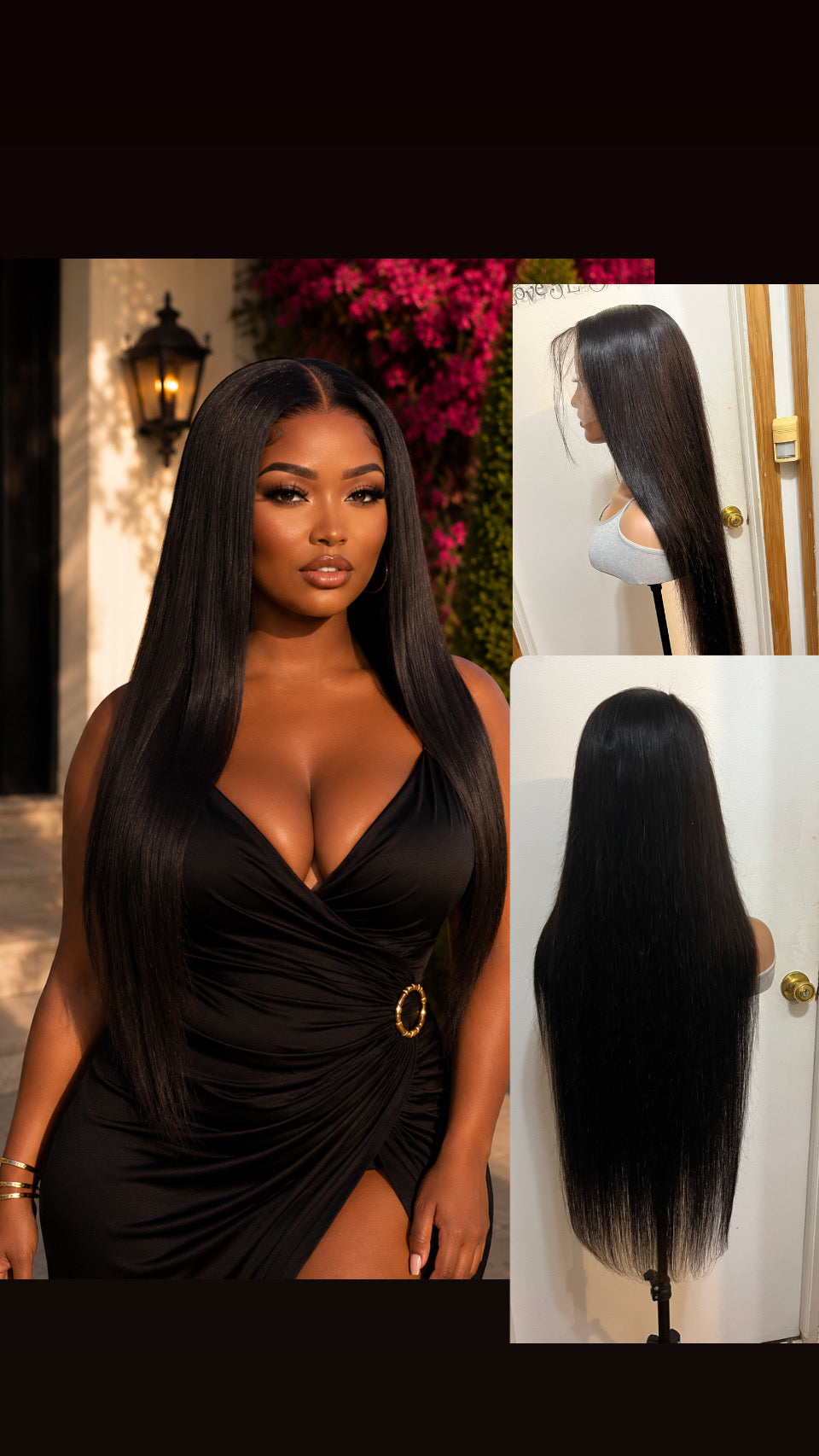 13x4 Glueless Transparent Lace Frontal Wig | Straight & Body Wave |100% Brazilian Human Hair