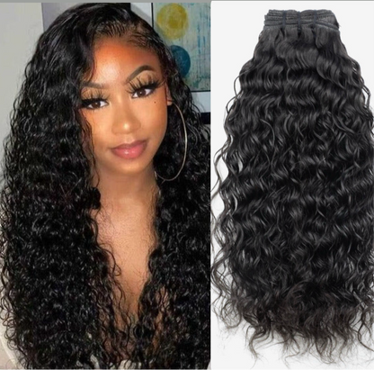 ✨Water Wave, Loose Wave, Deep Wave, Loose Deep Wave Bundles
95 Grams per bundle Grade 15A 100% Premium Human Hair Extensions with Cuticle Aligned strands are giving body, volume and a fabulous finish!❤️