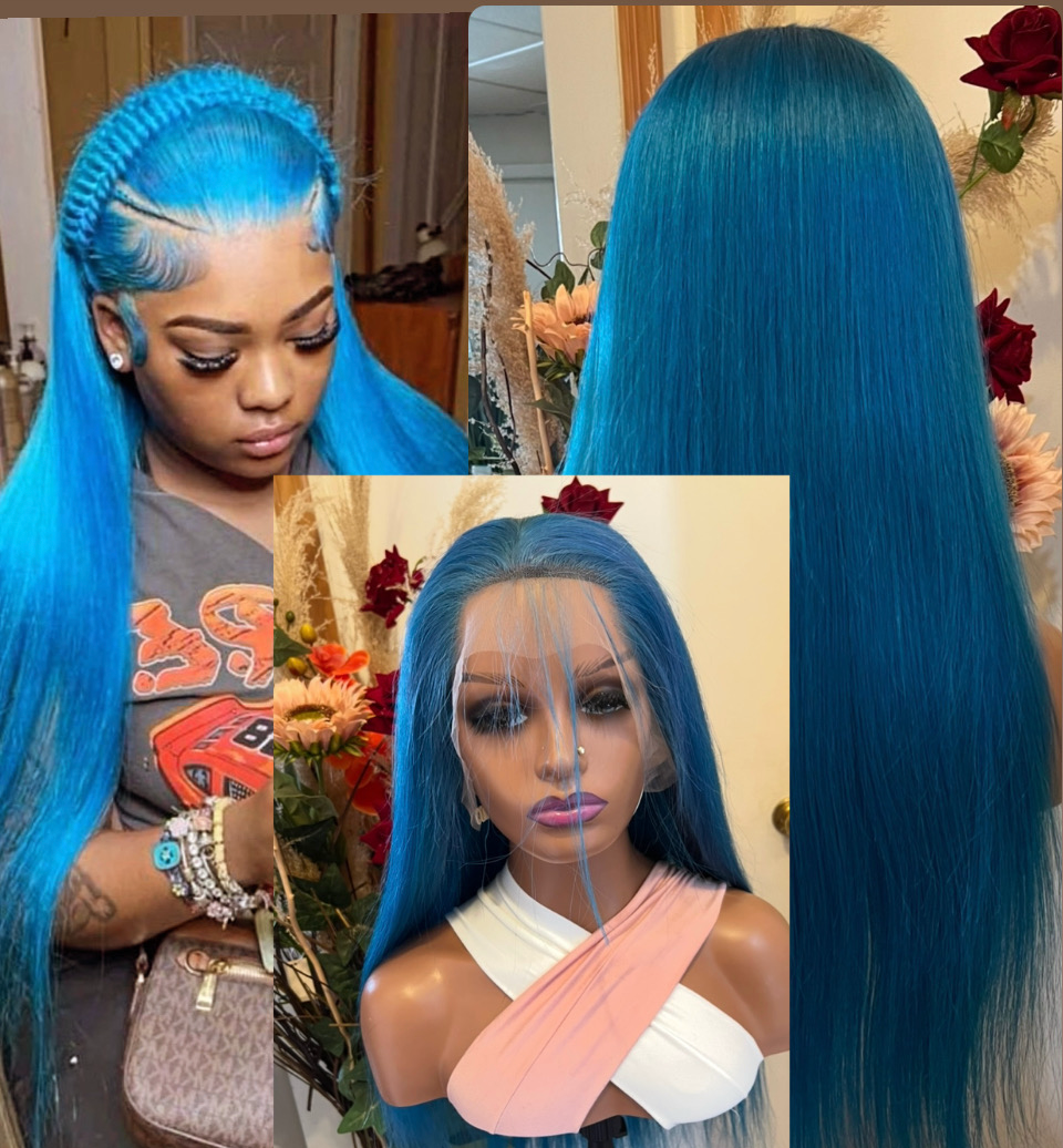 ✨13x4 Glueless Transparent Lace Frontal Wig Pre-plucked 12A Grade color Straight & Body Wave wigs in 100% Premium Human Hair!