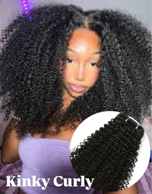 ✨100 Grams 1B Hair Extensions 100% Premium Human Hair (Grade 12A) Kinky-Straight 100% premium Human Hair. Afro-Curly 100% human hair. Jerry Curl hair extensions natural textures are their  cuticle intact!