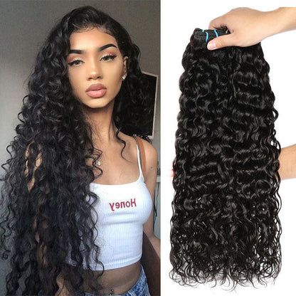 ✨ Water Wave, Deep Wave, & Loose Wave Lace Clip-ins Extension Bundle 150 Grams Grade 15A, 100% Premium Human Hair with cuticle Intact!