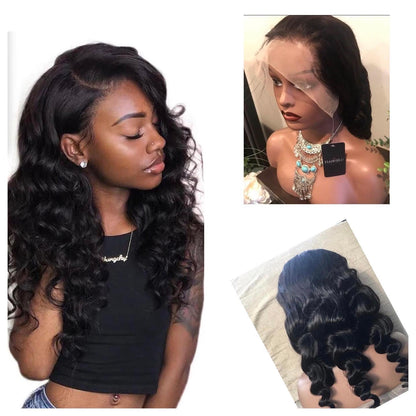 13x4 Swiss HD Lace Frontal Wig | Water Wave, Kinky Curly & Loose Wave | Grade 12A 100% Virgin Human Hair